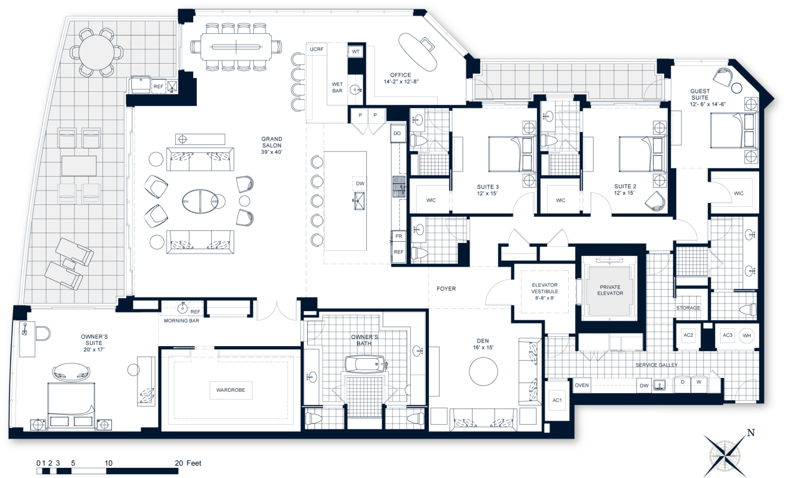 Floorplans | The Residences at Lido Key